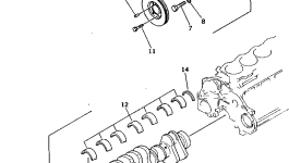 Подшипник 6150-21-8130 Komatsu