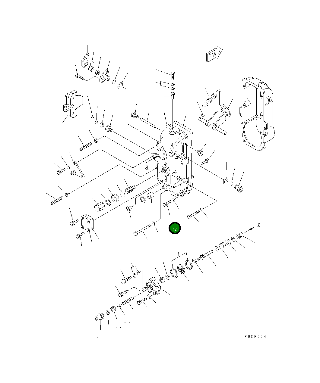 Болт DK010008-2840 Komatsu