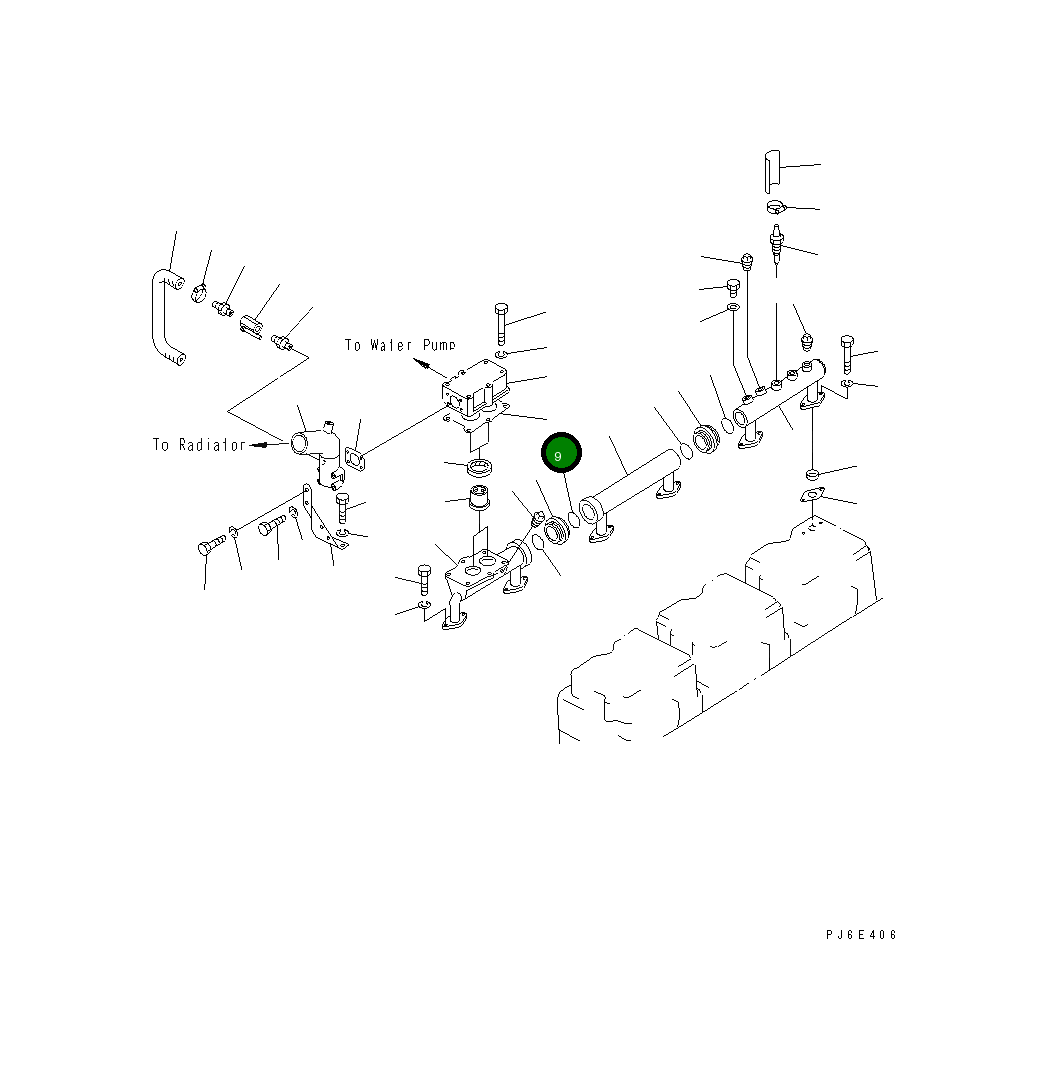 Кольцо уплотнительное (O-Ring) 07000-45065 Komatsu