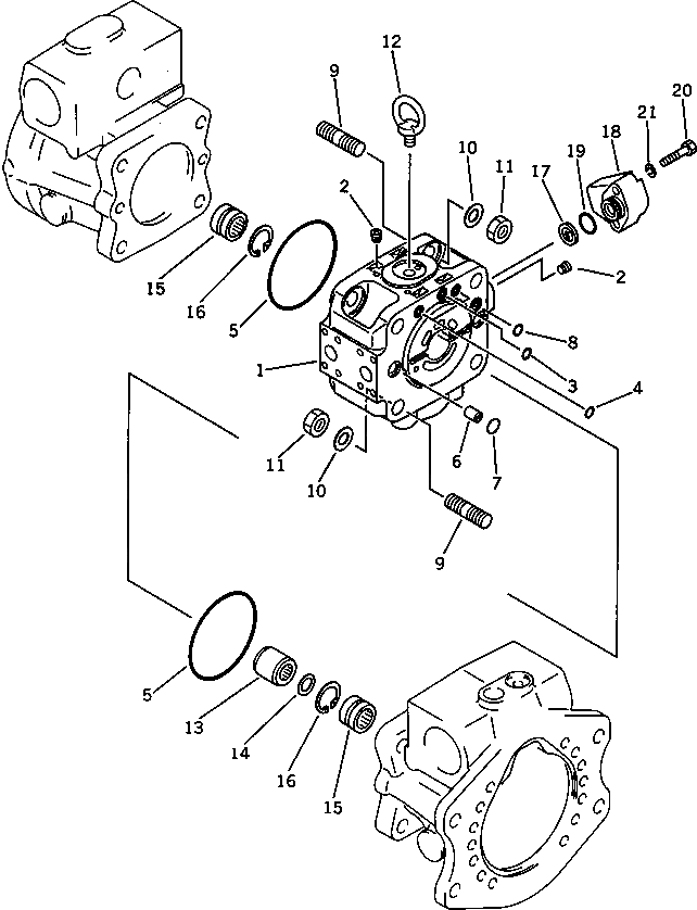 Кольцо уплотнительное (O-Ring) 07000-12015  Komatsu
