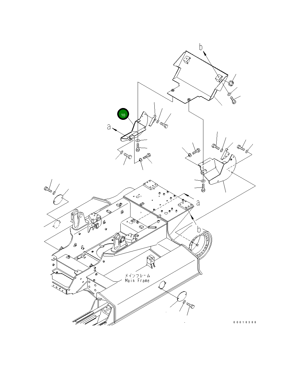 Крышка 11Y-30-23330  Komatsu