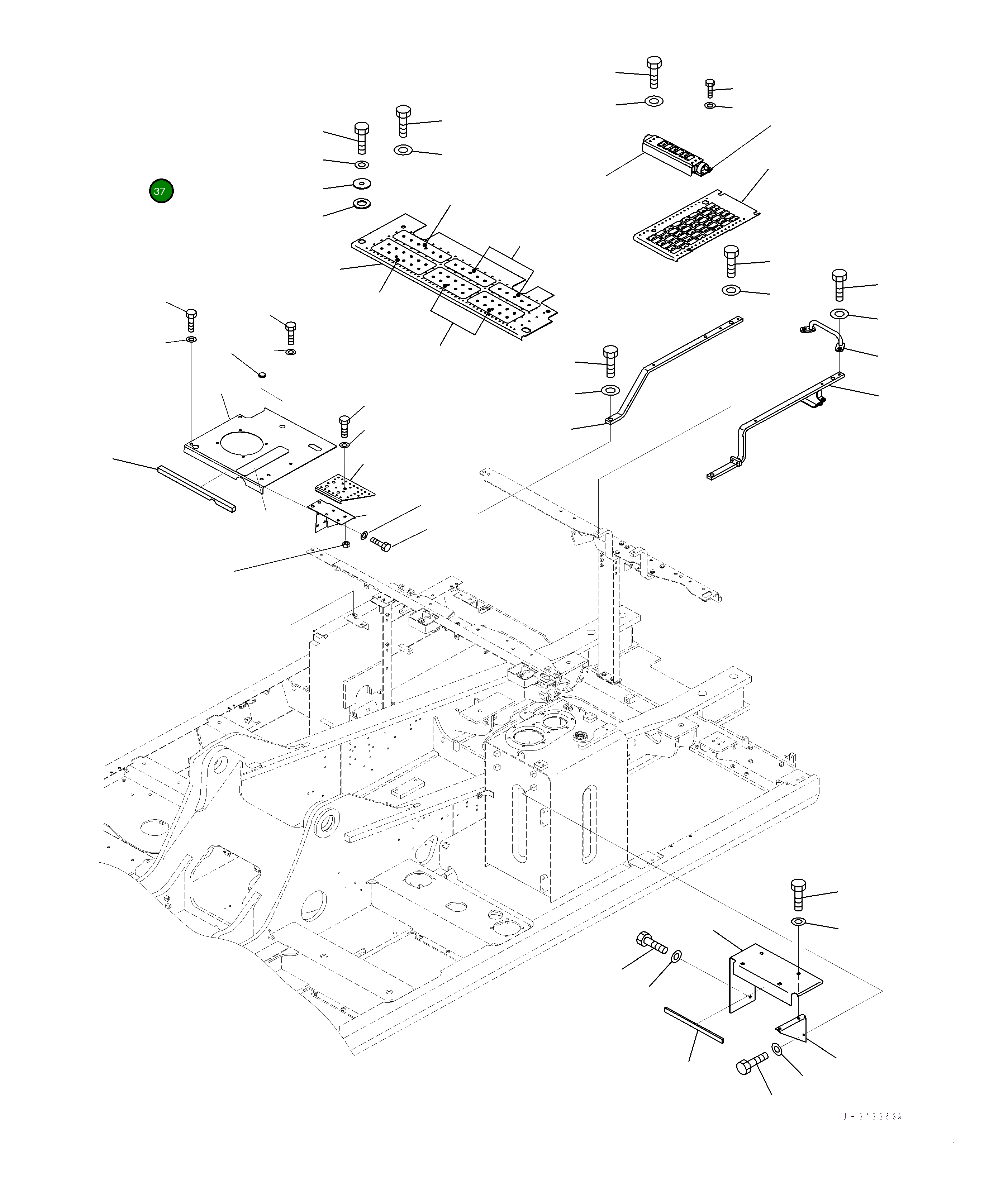 Крышка 2A5-54-A1360 Komatsu