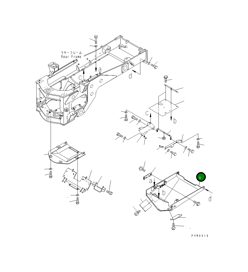 Крышка 41K-971-2111 Komatsu