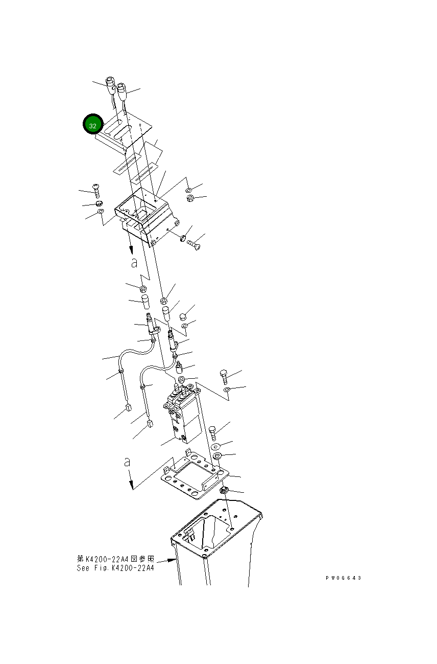 Крышка 423-V88-3220 Komatsu