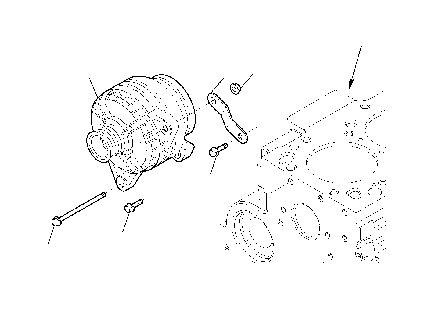 Болт EA16598924 Komatsu