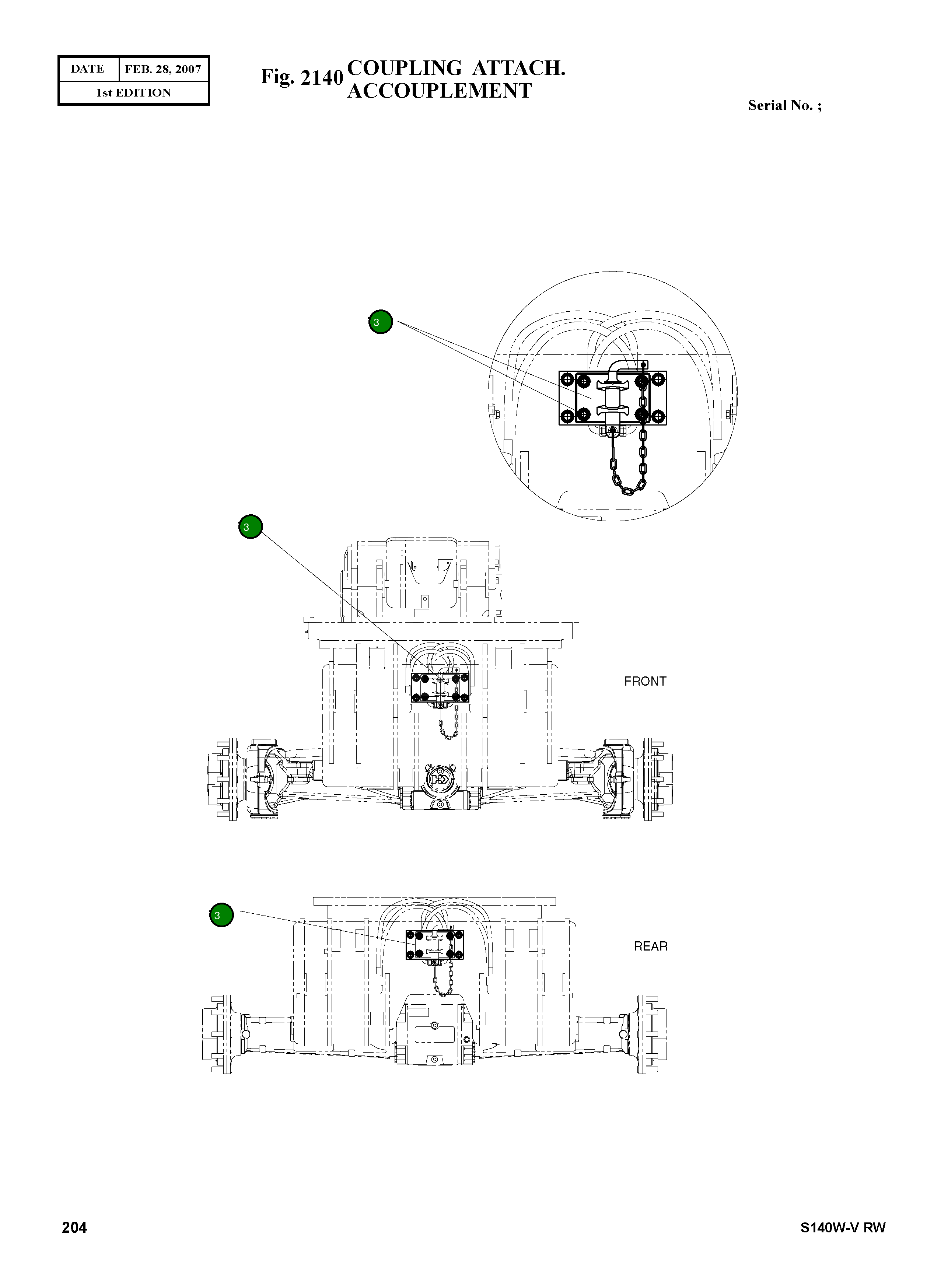 Болт S0521871 Komatsu
