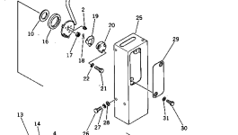 Крышка 198-43-15580 Komatsu