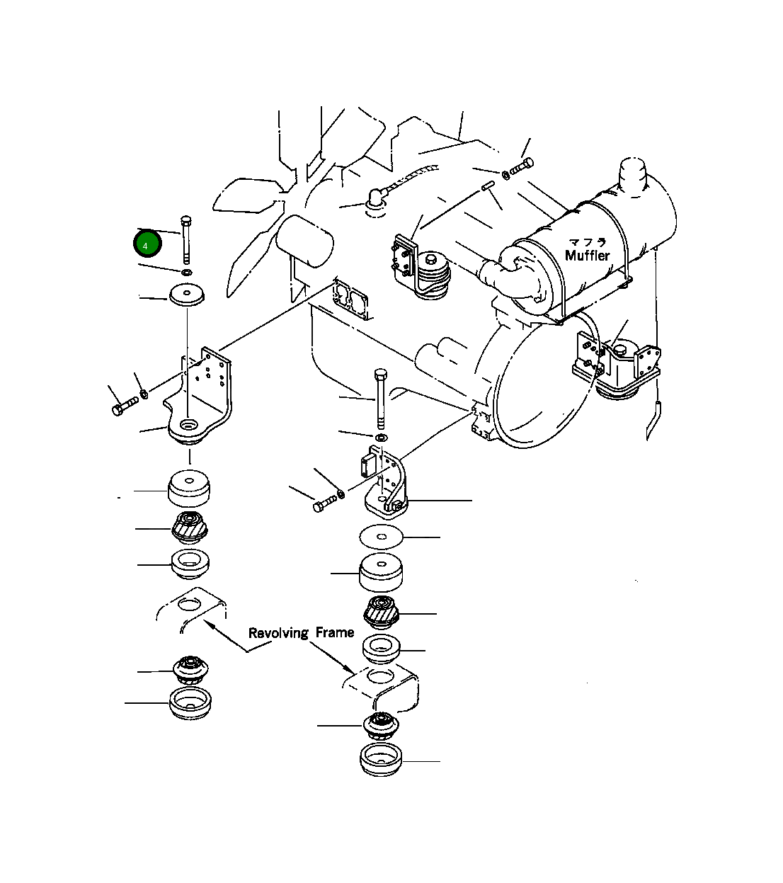 Болт 207-01-51181 Komatsu