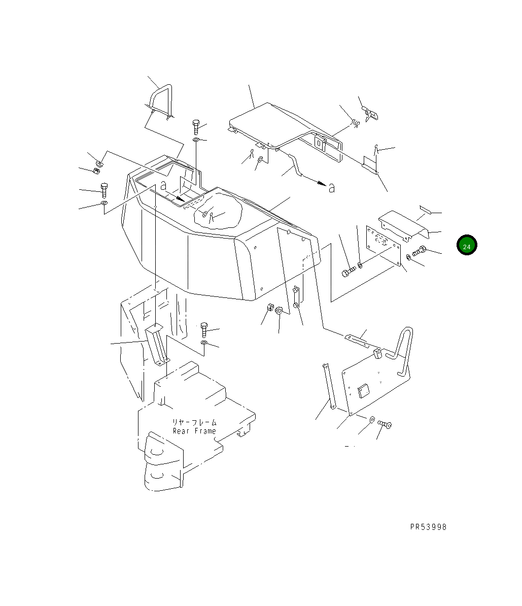 Крышка 26A-860-1250 Komatsu