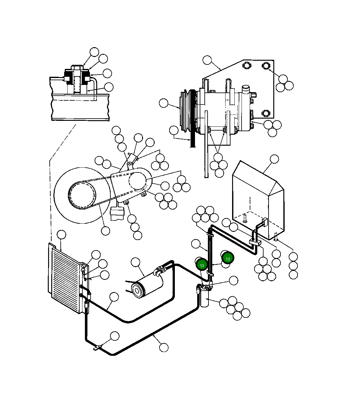 Кольцо уплотнительное (O-Ring) WA1731 Komatsu