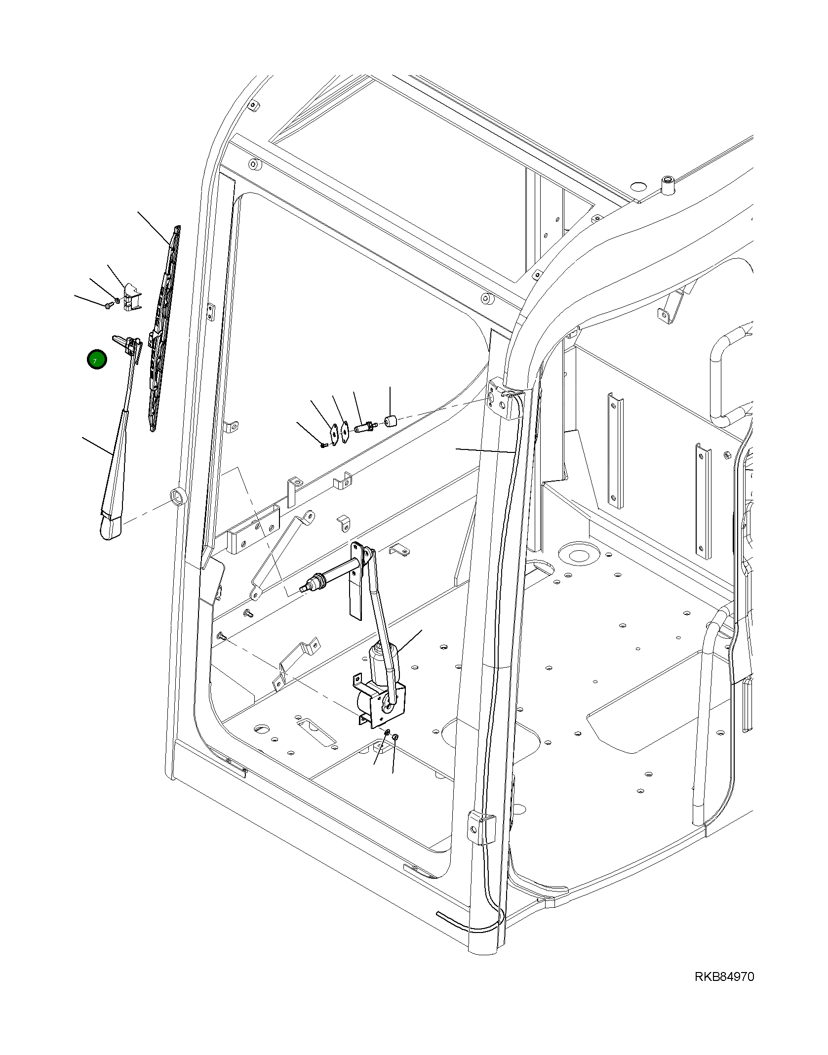 Болт 21W-54-R2290 Komatsu
