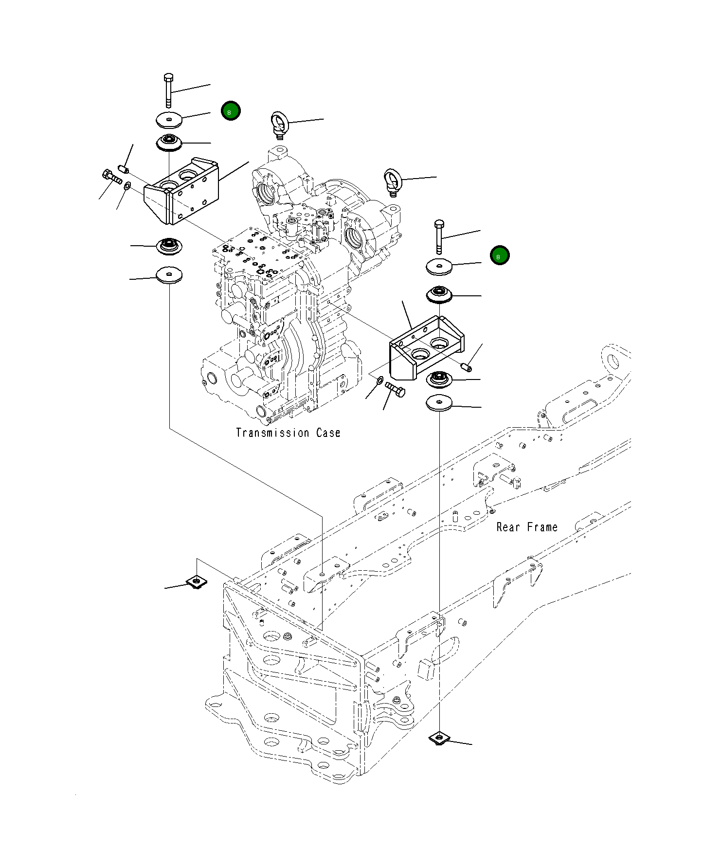 Болт 01011-81840  Komatsu