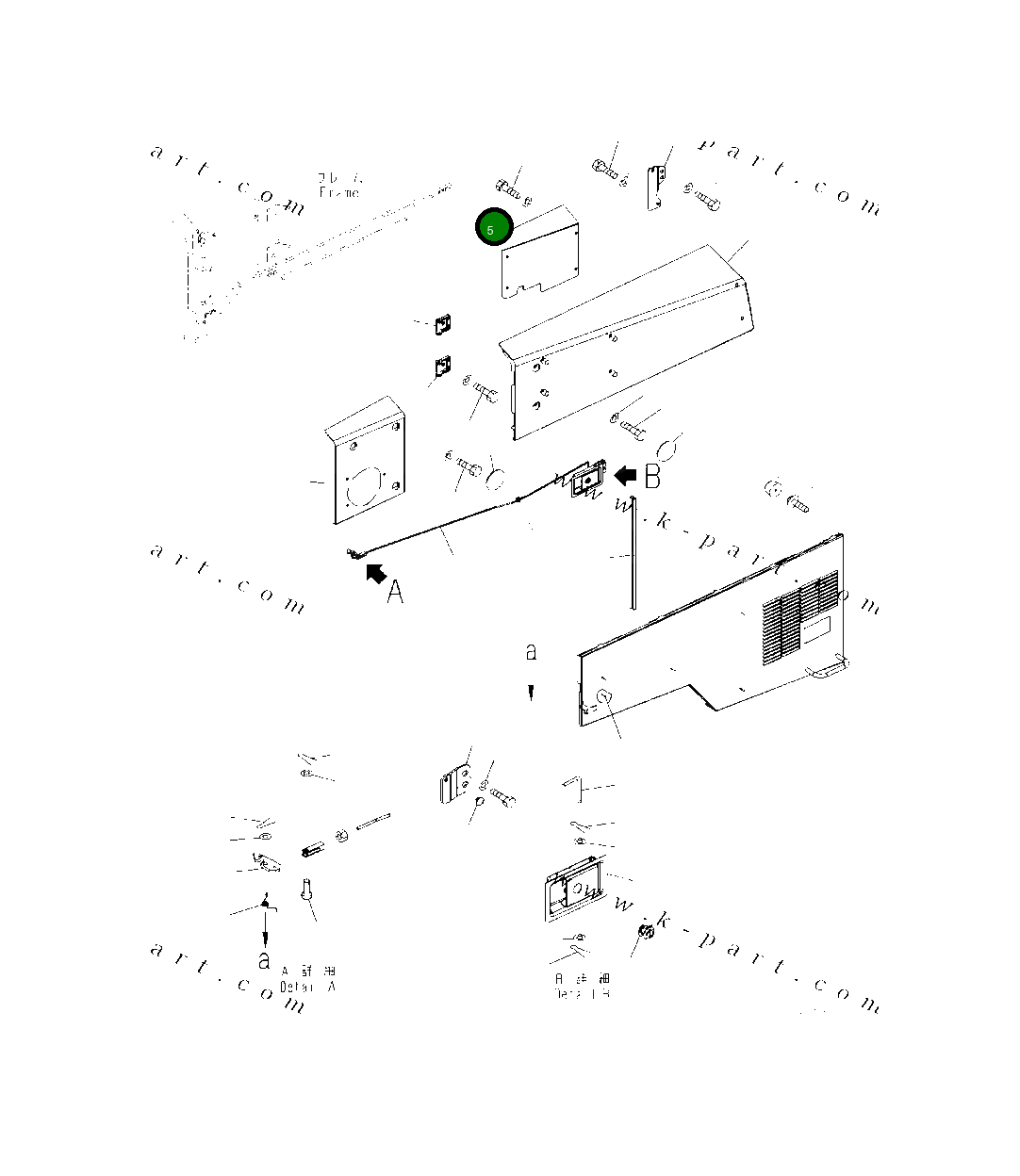 Крышка 423-54-61661 Komatsu