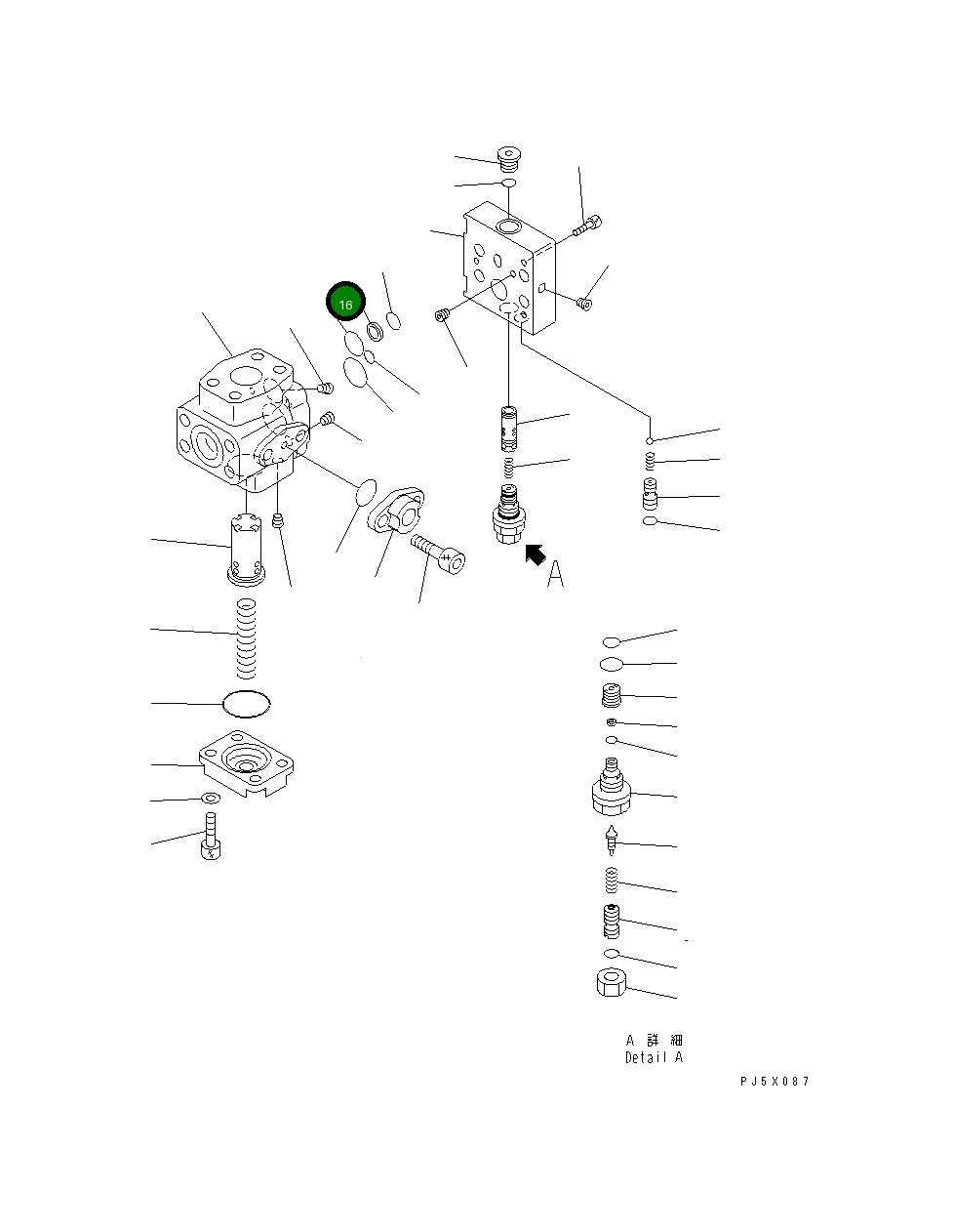 Кольцо уплотнительное (O-Ring) 702-21-55520 Komatsu