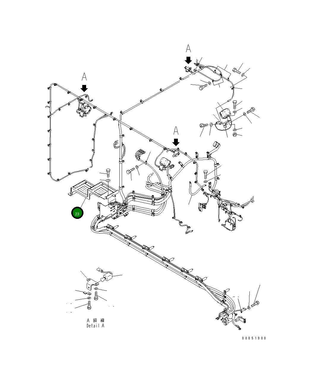 Крышка 21T-06-33641 Komatsu
