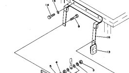 Кронштейн 6993-11-3510 Komatsu