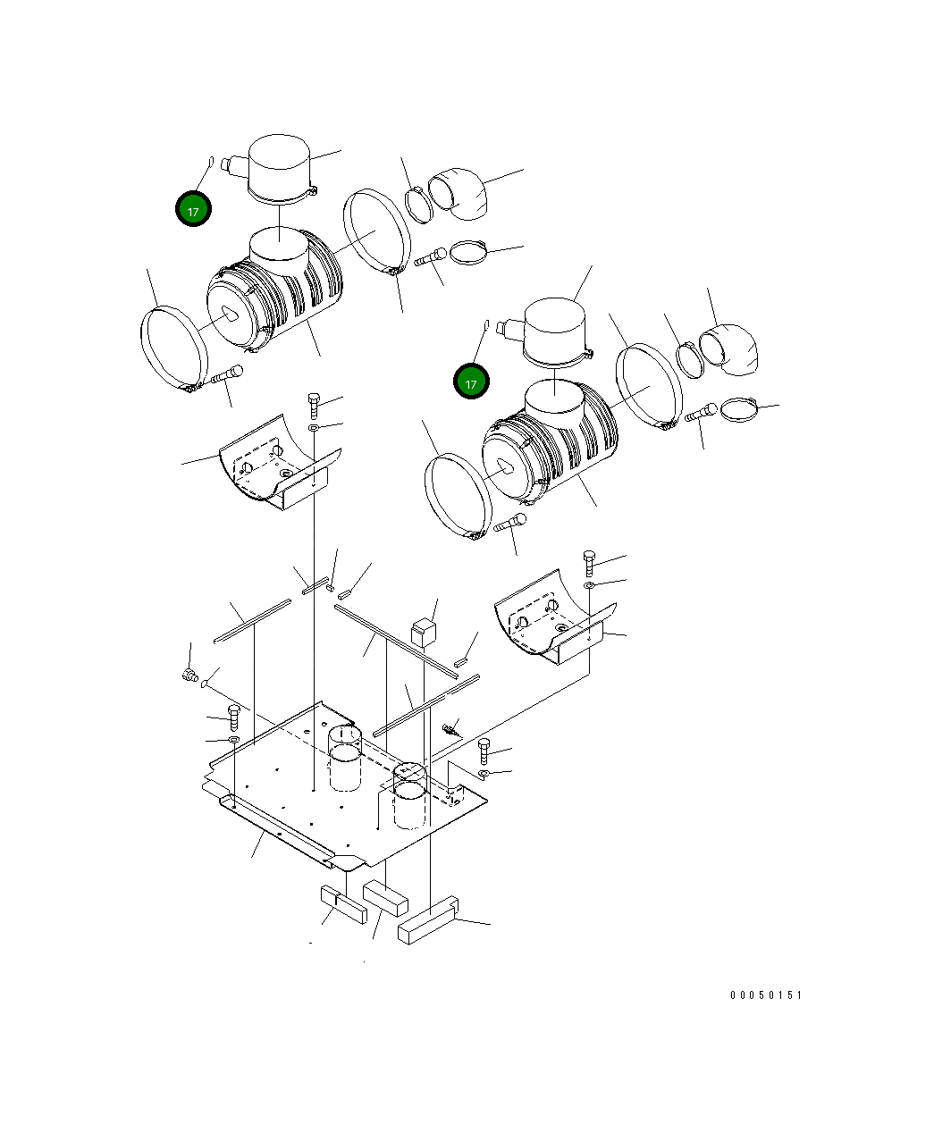 Кольцо уплотнительное (O-Ring) 07000-A5050 Komatsu