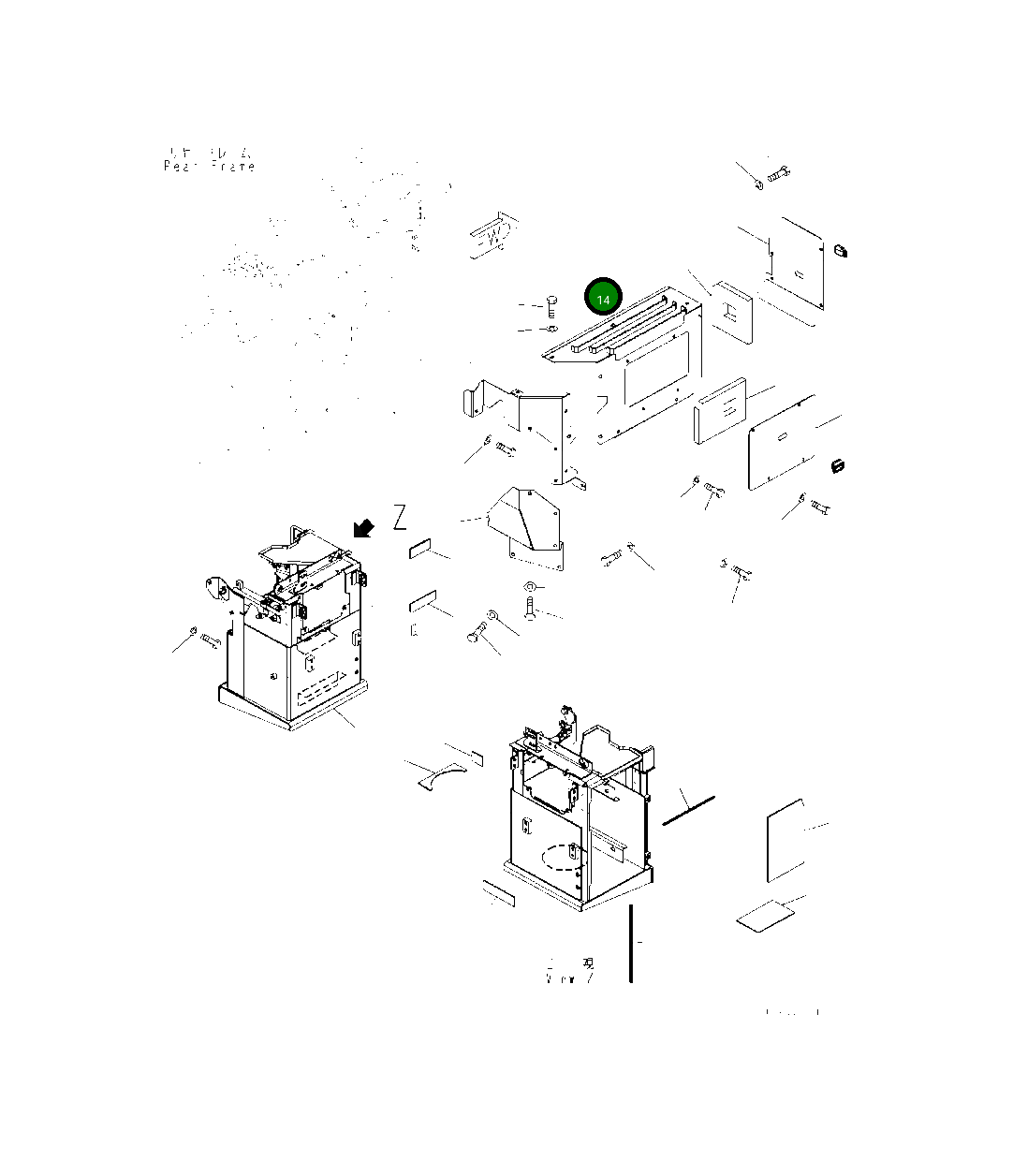 Крышка 419-02-62741 Komatsu