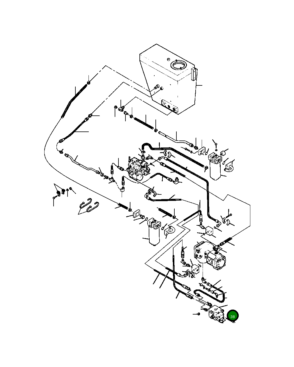 Болт 82 083 Komatsu