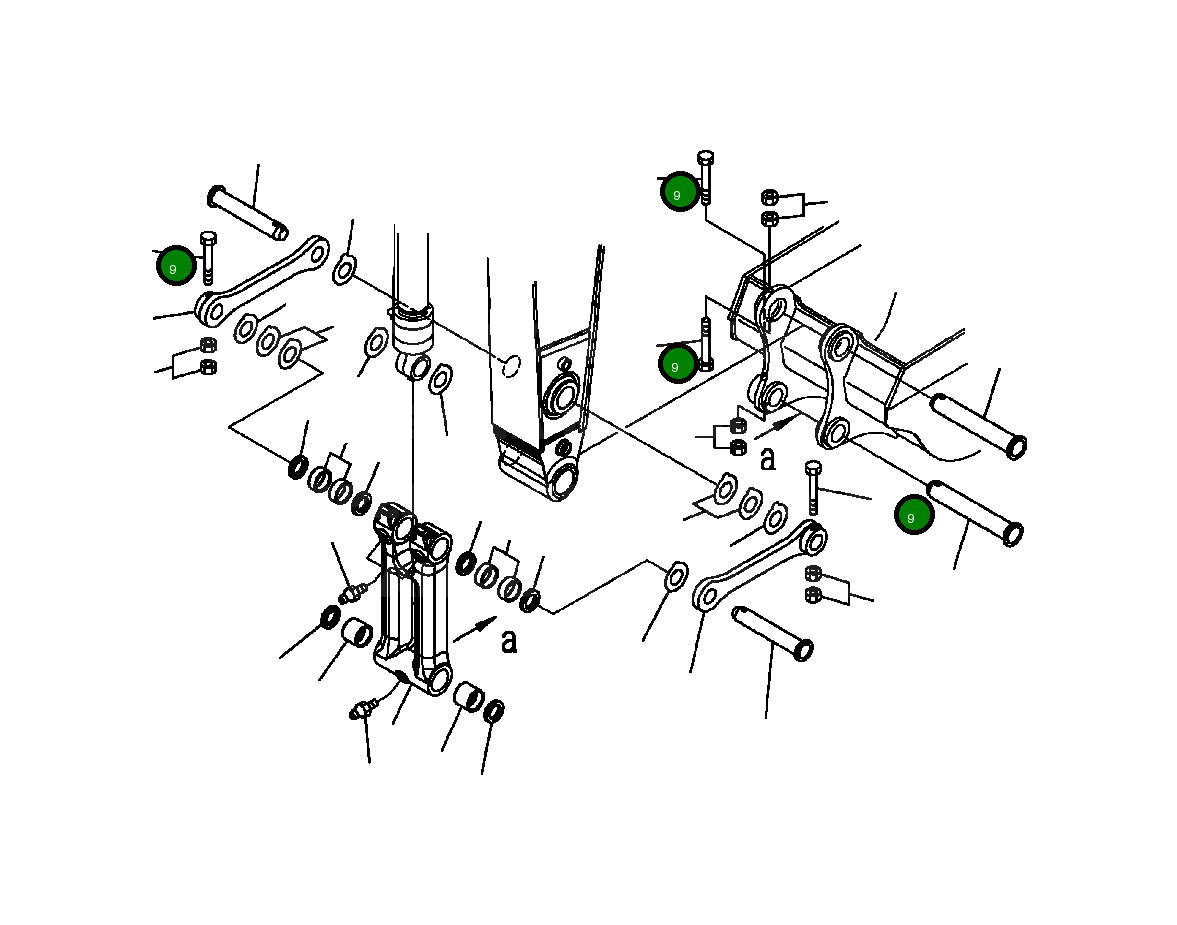 Болт 207-70-13341 Komatsu