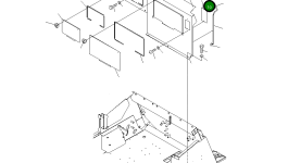 Крышка 561-06-86141 Komatsu