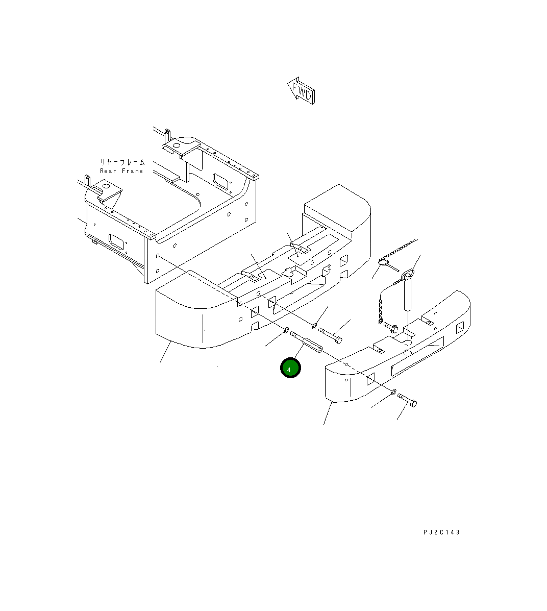 Болт 426-T88-2110 Komatsu
