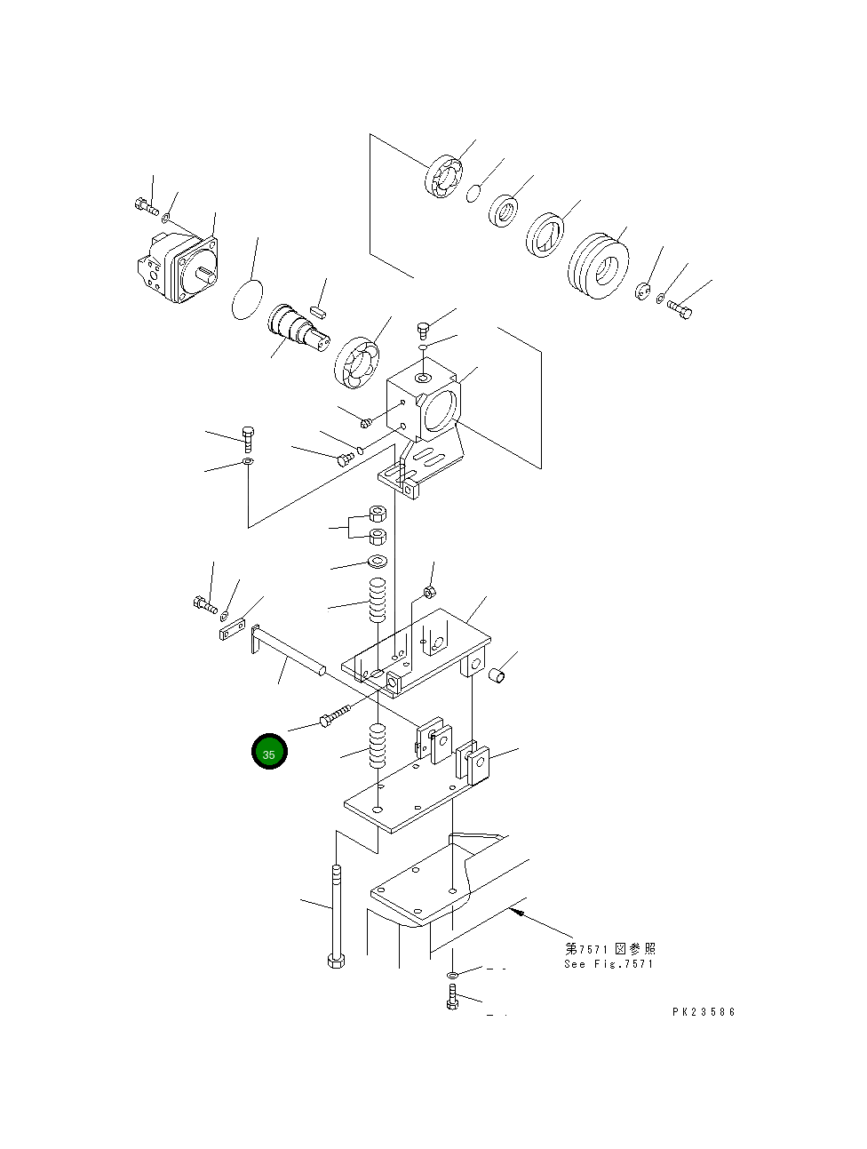 Болт 01016-51680 Komatsu