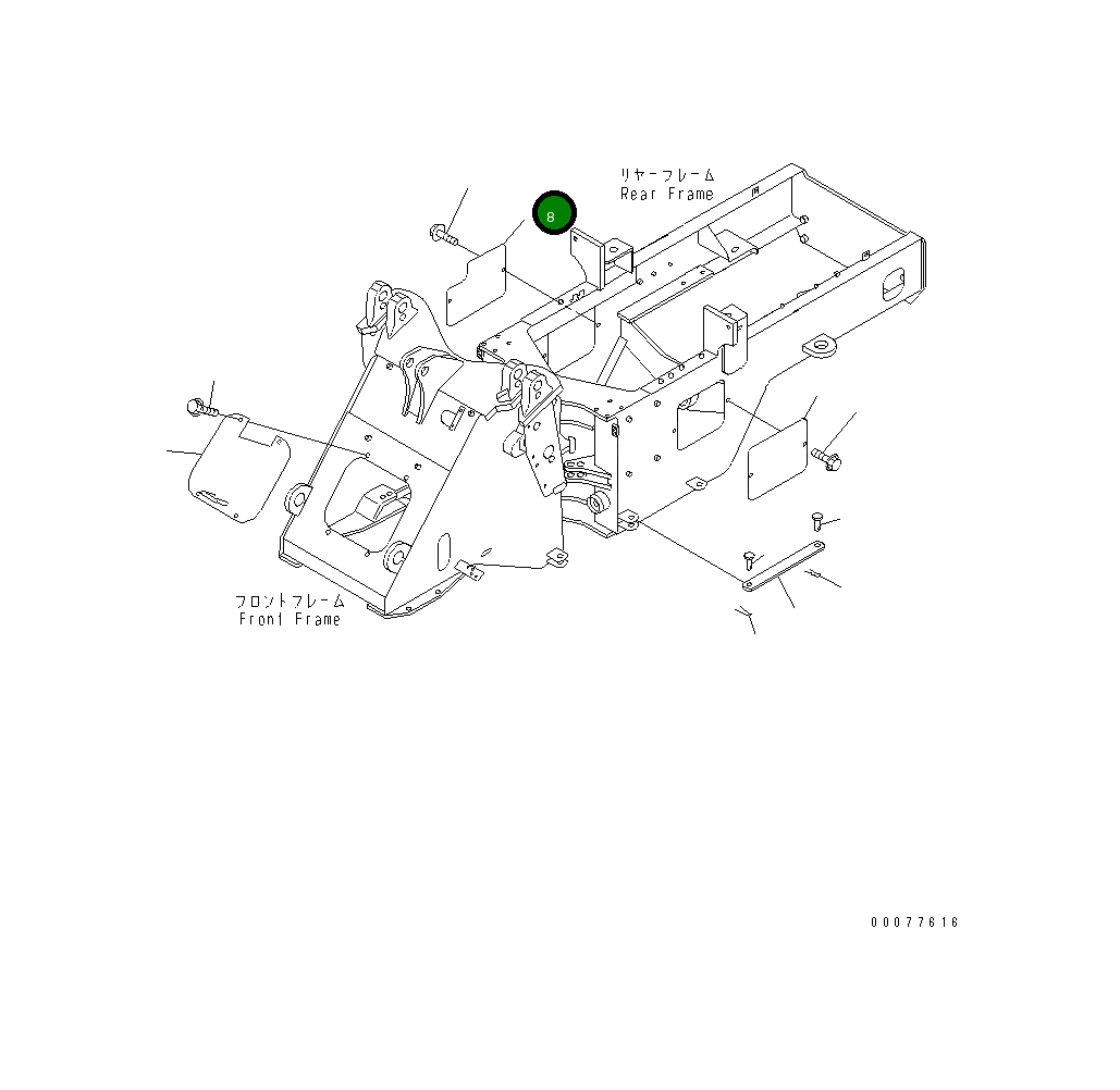 Крышка 417-875-2570 Komatsu