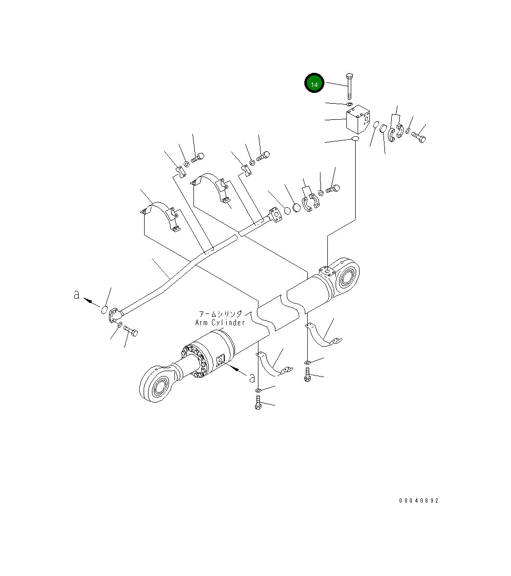 Болт 01011-81890 Komatsu