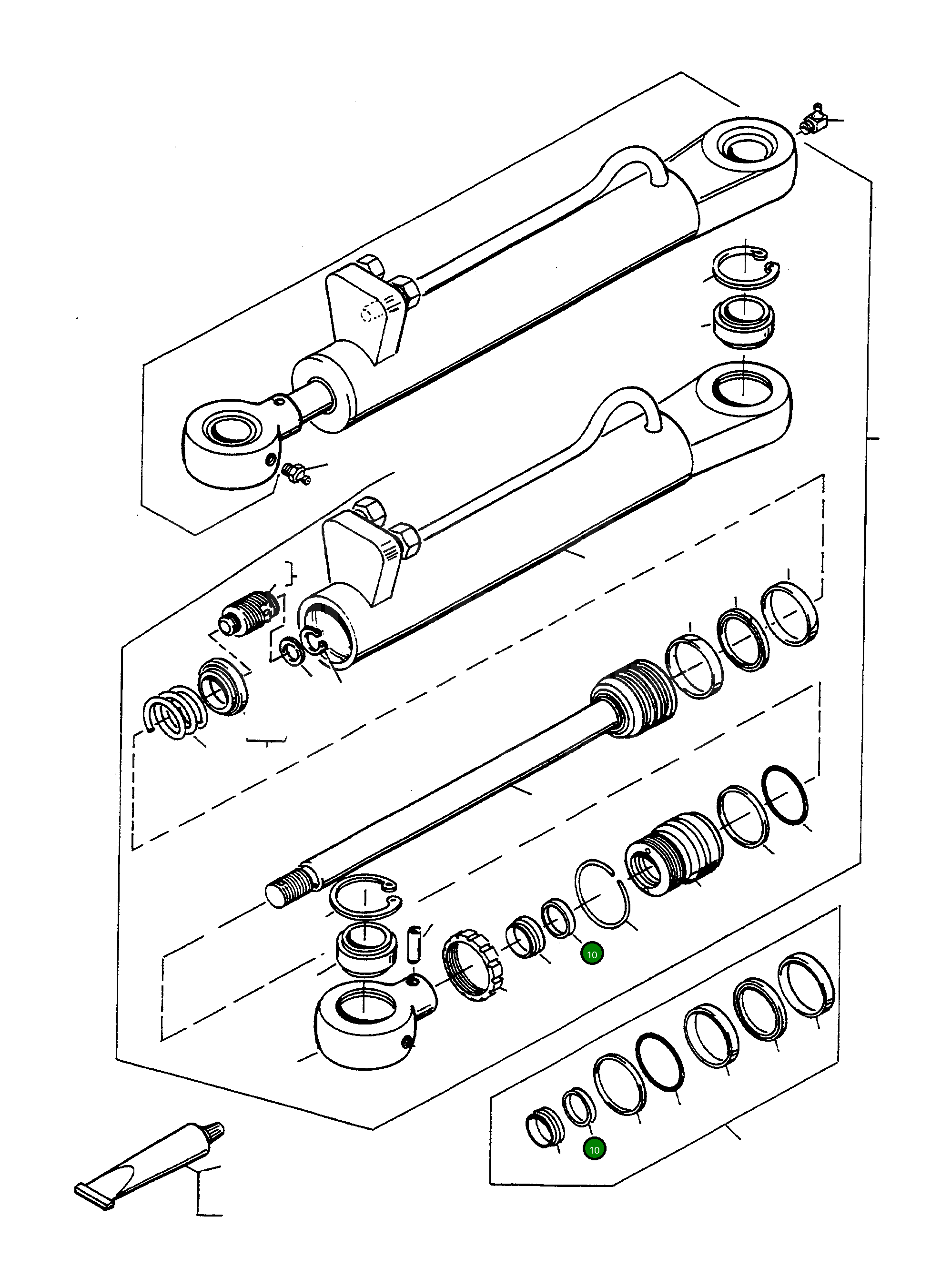 Кольцо 2994858M1 Komatsu
