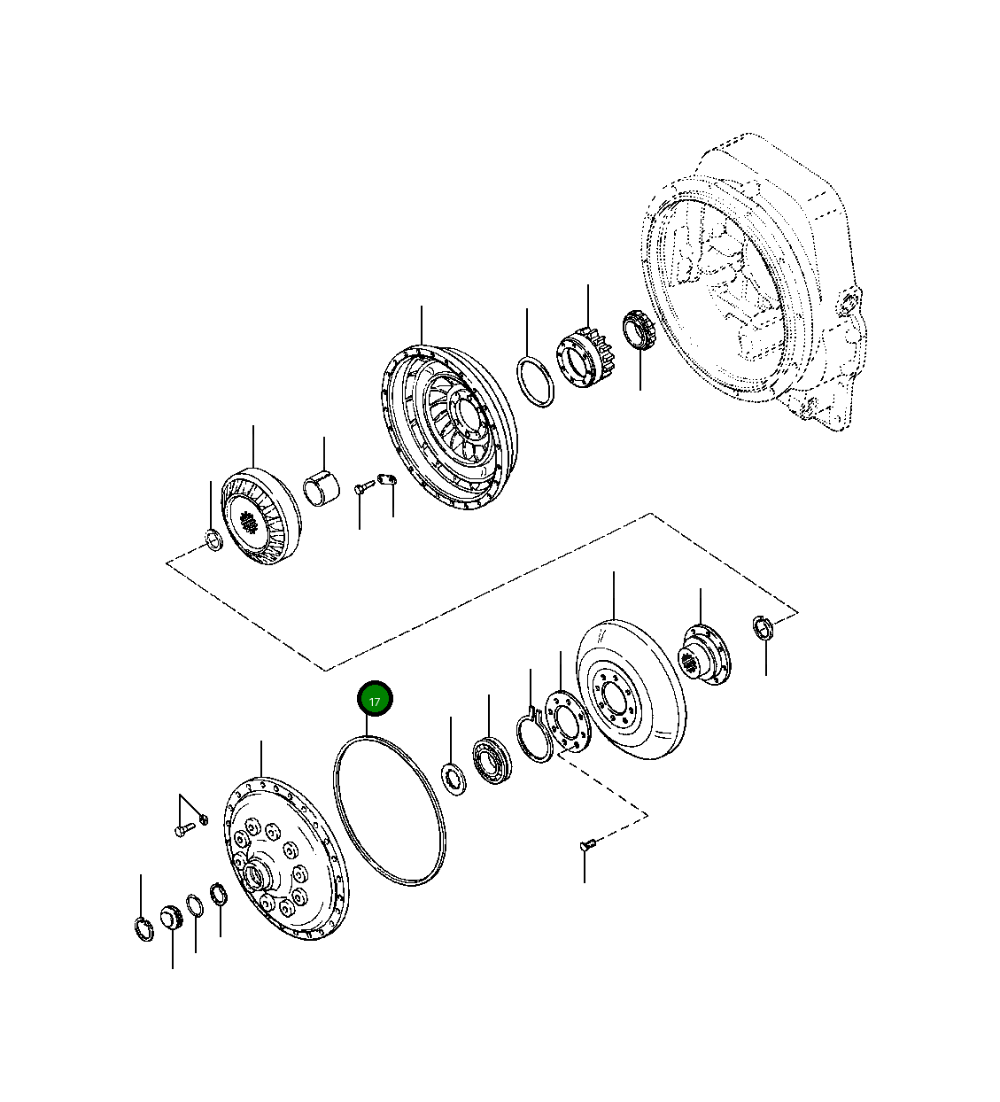 Кольцо уплотнительное (O-Ring) 630 959 C1  Komatsu