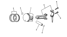 Поршень HD13104ZH8000 Komatsu