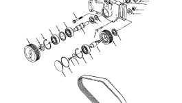 Болт 1307 552 H1 Komatsu
