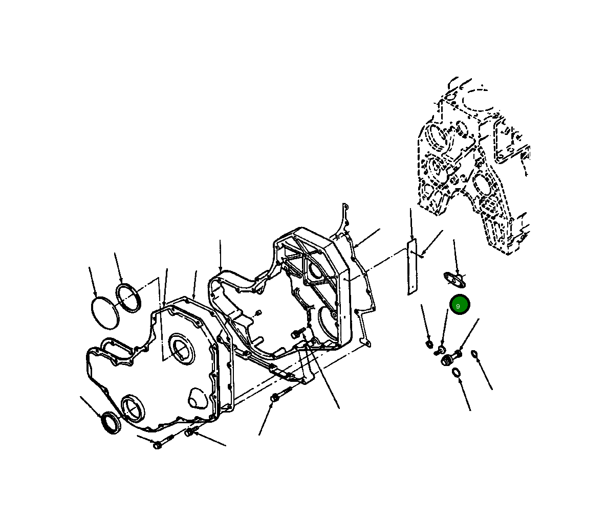 Болт 1240 383 H1 Komatsu