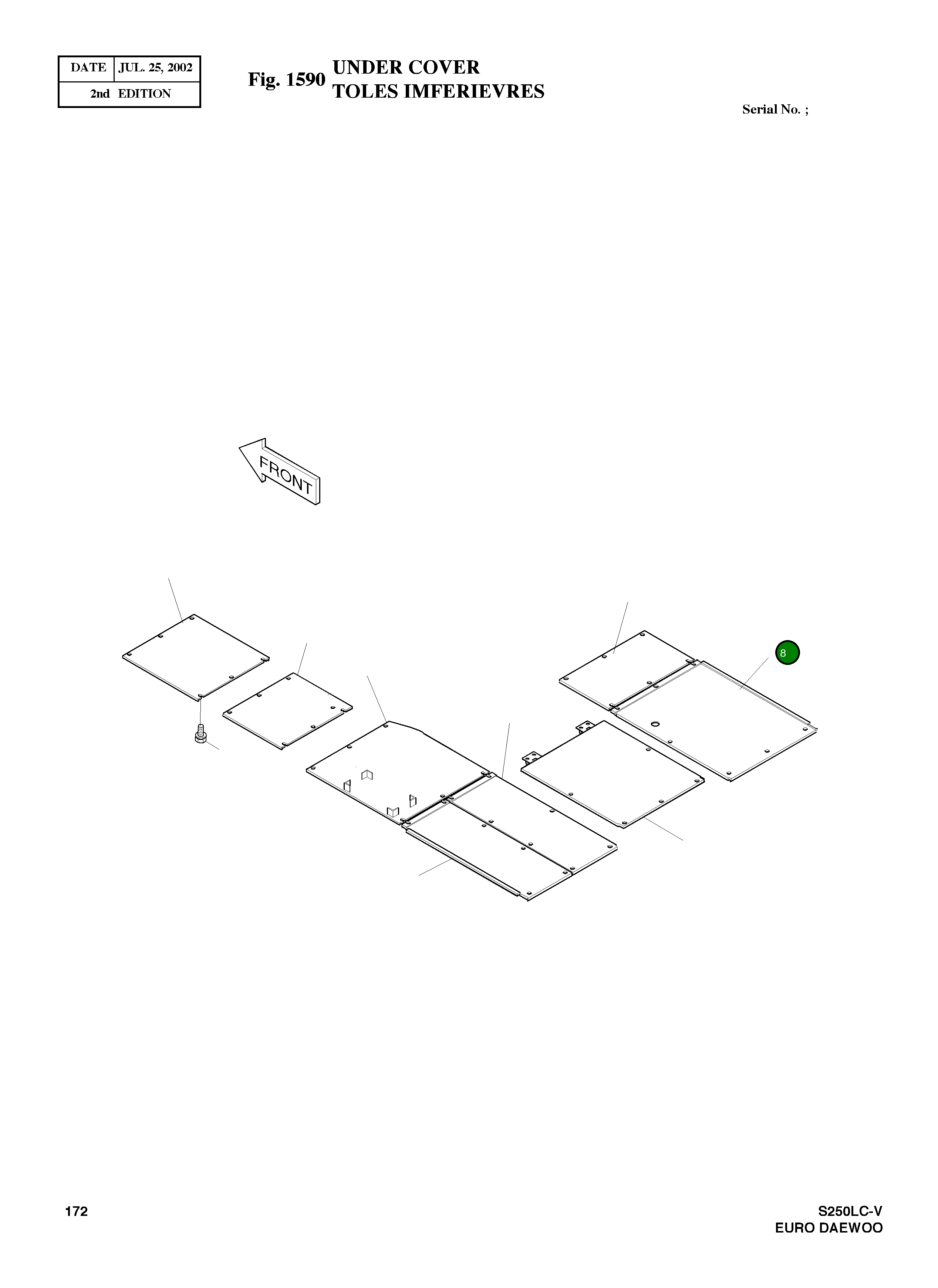 Крышка 621-00140A Komatsu
