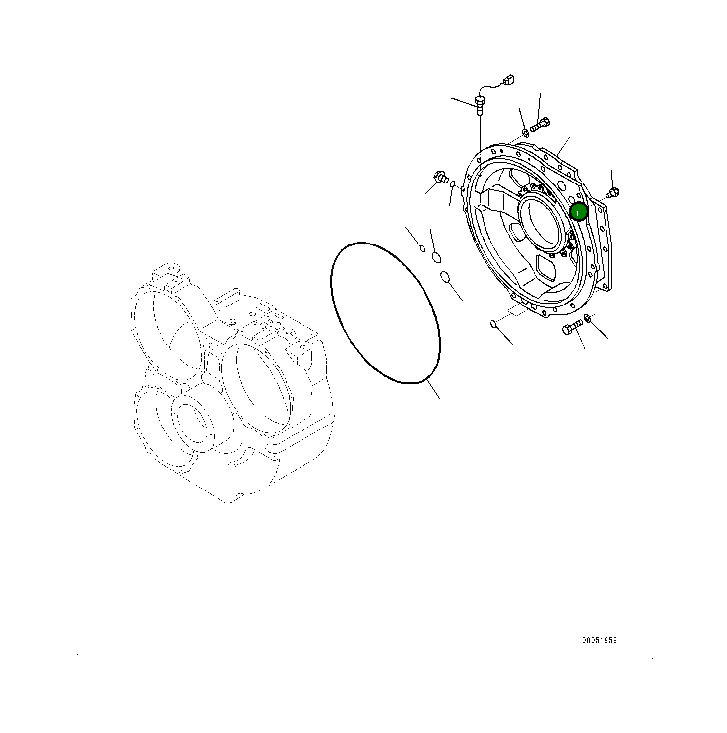 Крышка 561-13-73111 Komatsu