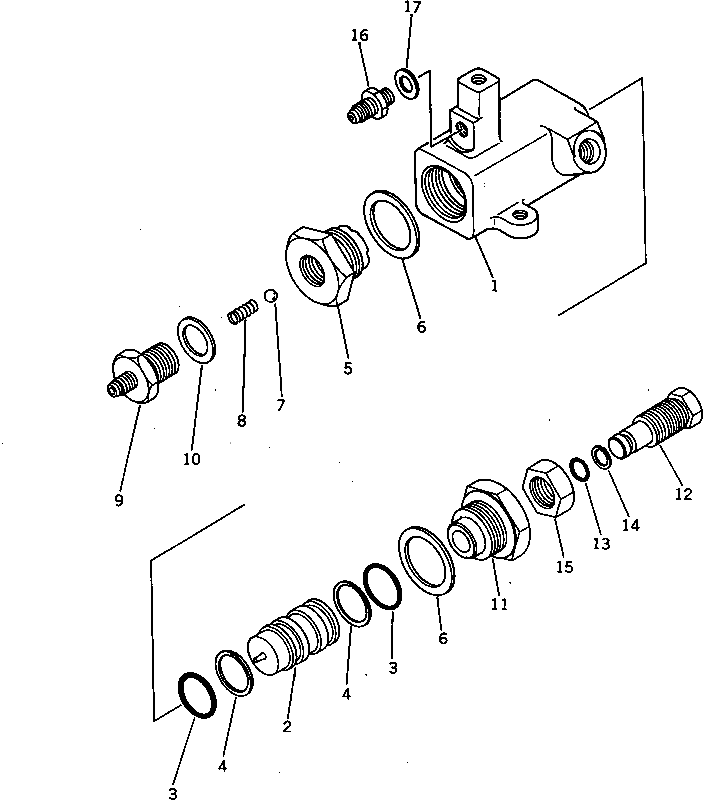 Болт 20B-43-25220 Komatsu