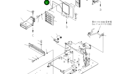 Крышка 21N-54-38920 Komatsu