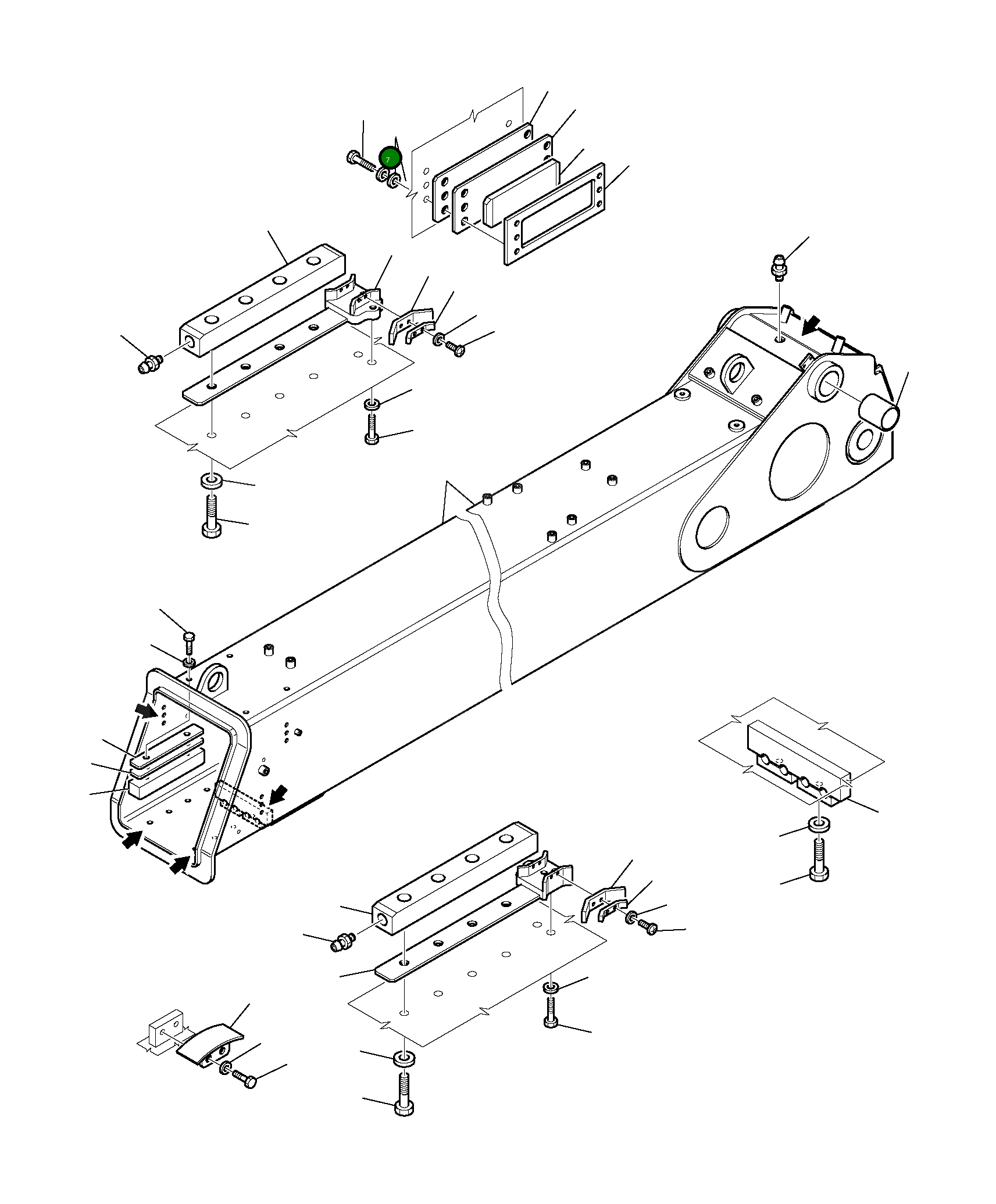 Болт 801085086 Komatsu