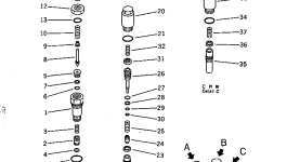 Кольцо уплотнительное (O-Ring) 700-13-31161 Komatsu