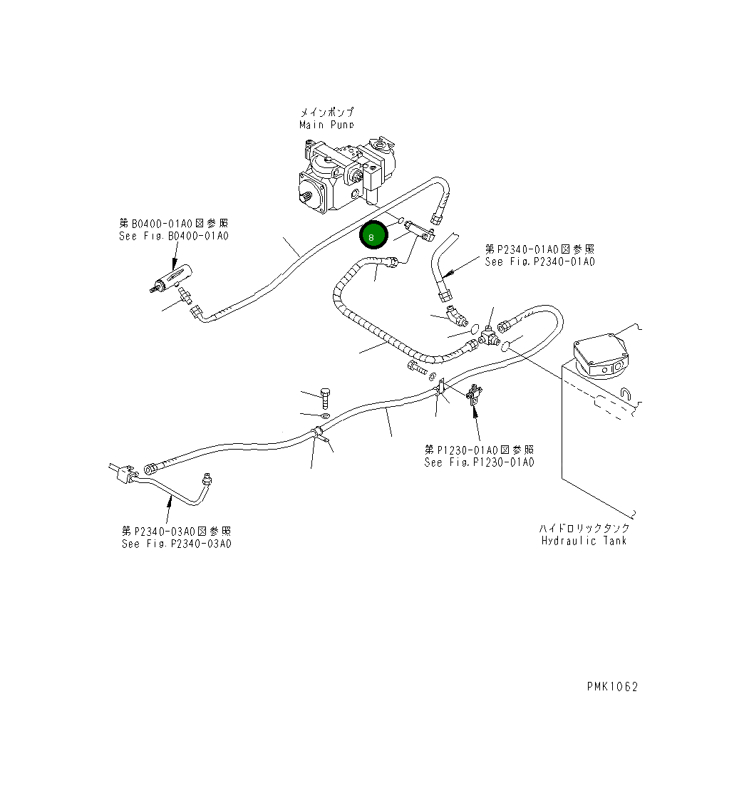 Кольцо уплотнительное (O-Ring) 21J-62-14430 Komatsu