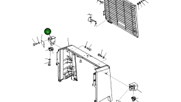 Крышка 425-54-46750 Komatsu