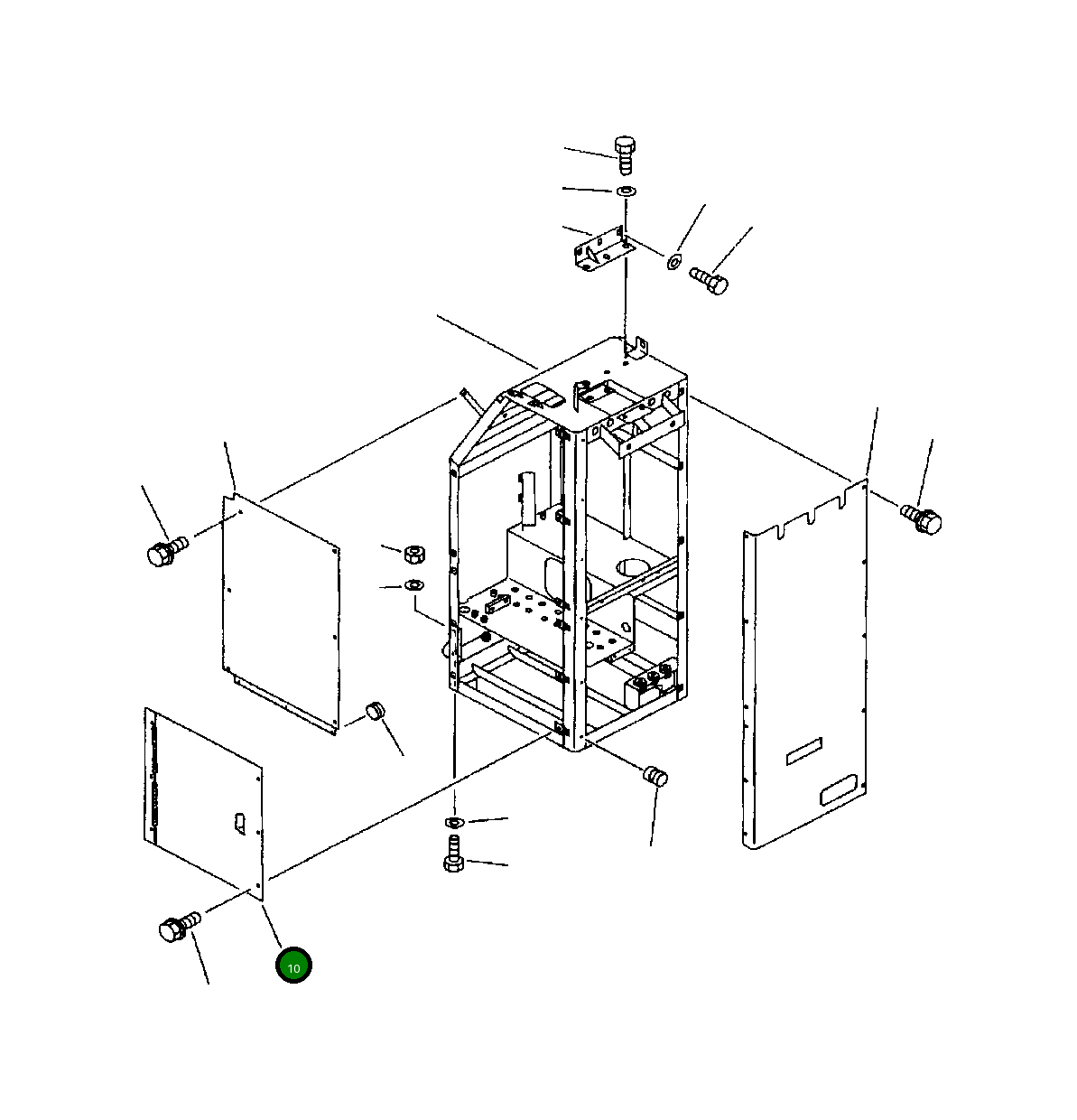 Крышка 428-54-12341  Komatsu