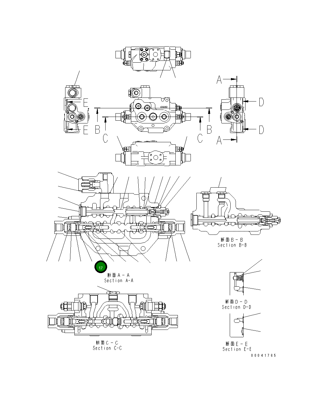 Кольцо уплотнительное (O-Ring) KB95121-04000 Komatsu