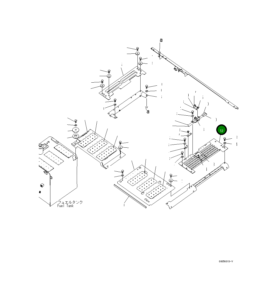 Крышка 20Y-54-71722 Komatsu