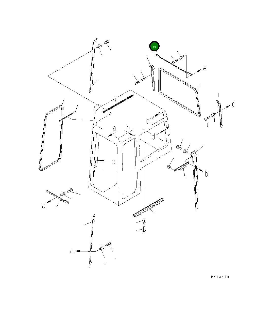 Крышка 19M-979-7590  Komatsu