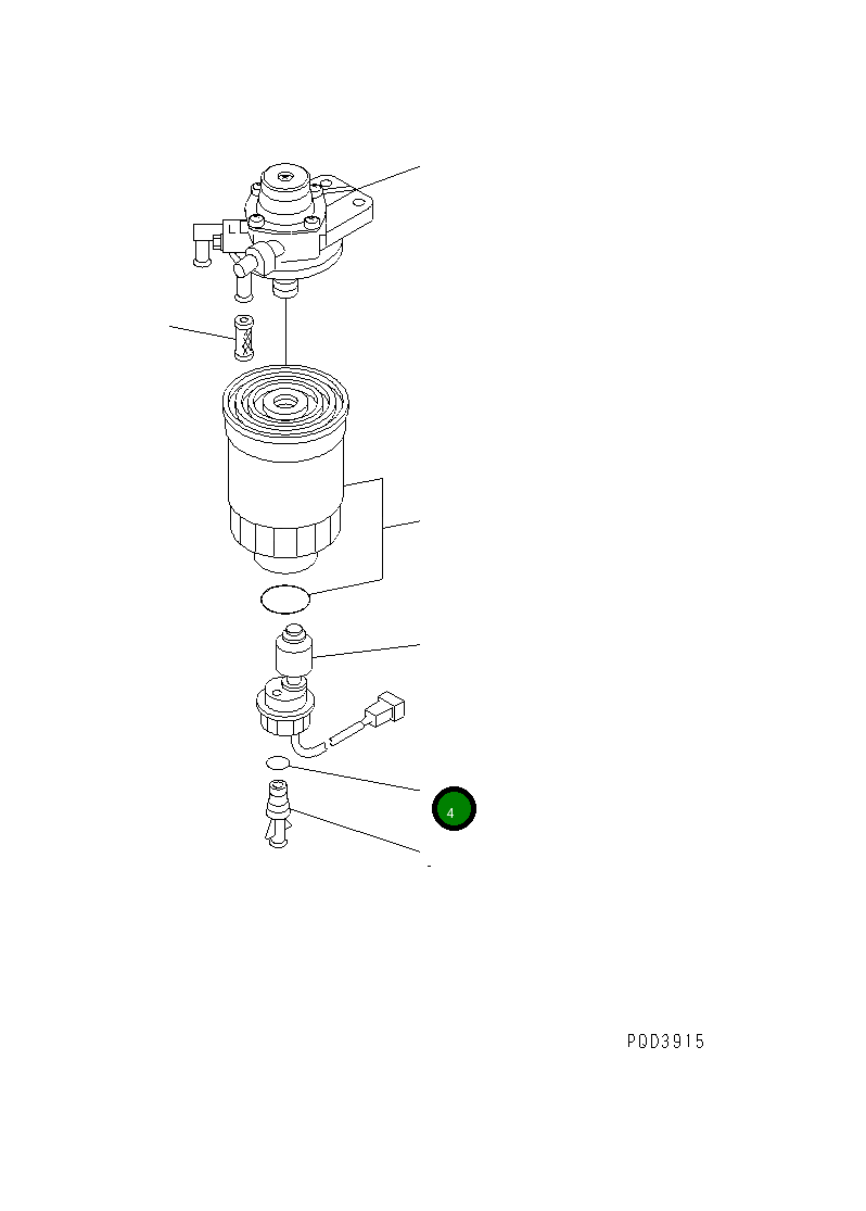Кольцо уплотнительное (O-Ring) YM129901-55840 Komatsu