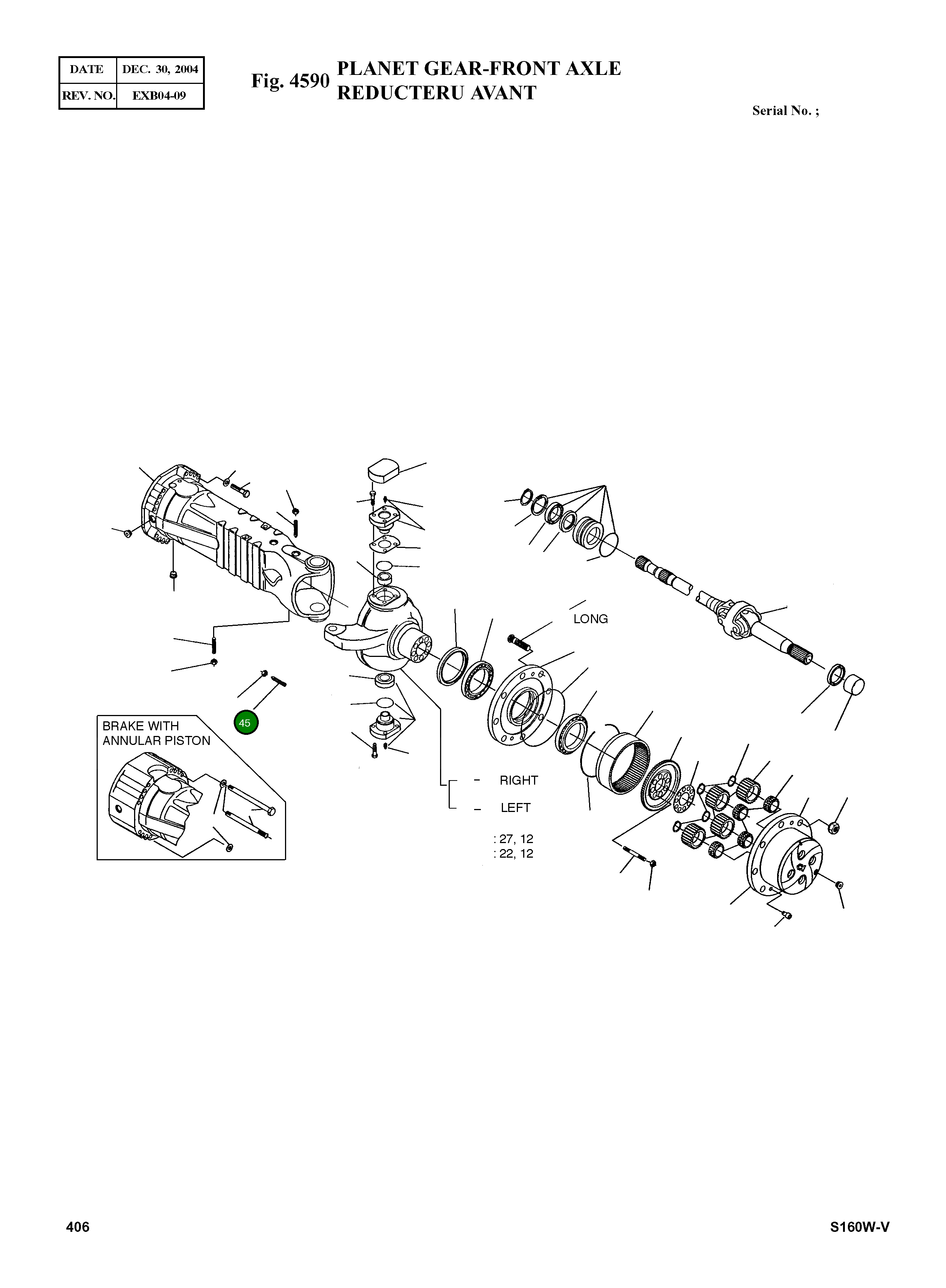 Болт 213.06.011.01 Komatsu