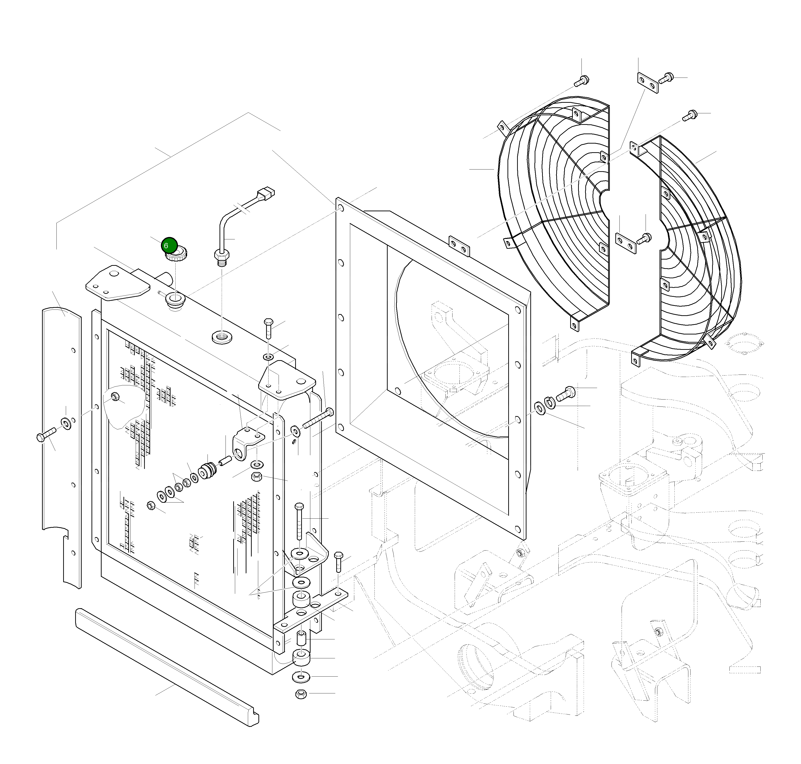 Крышка 42Y-03-H0P20  Komatsu