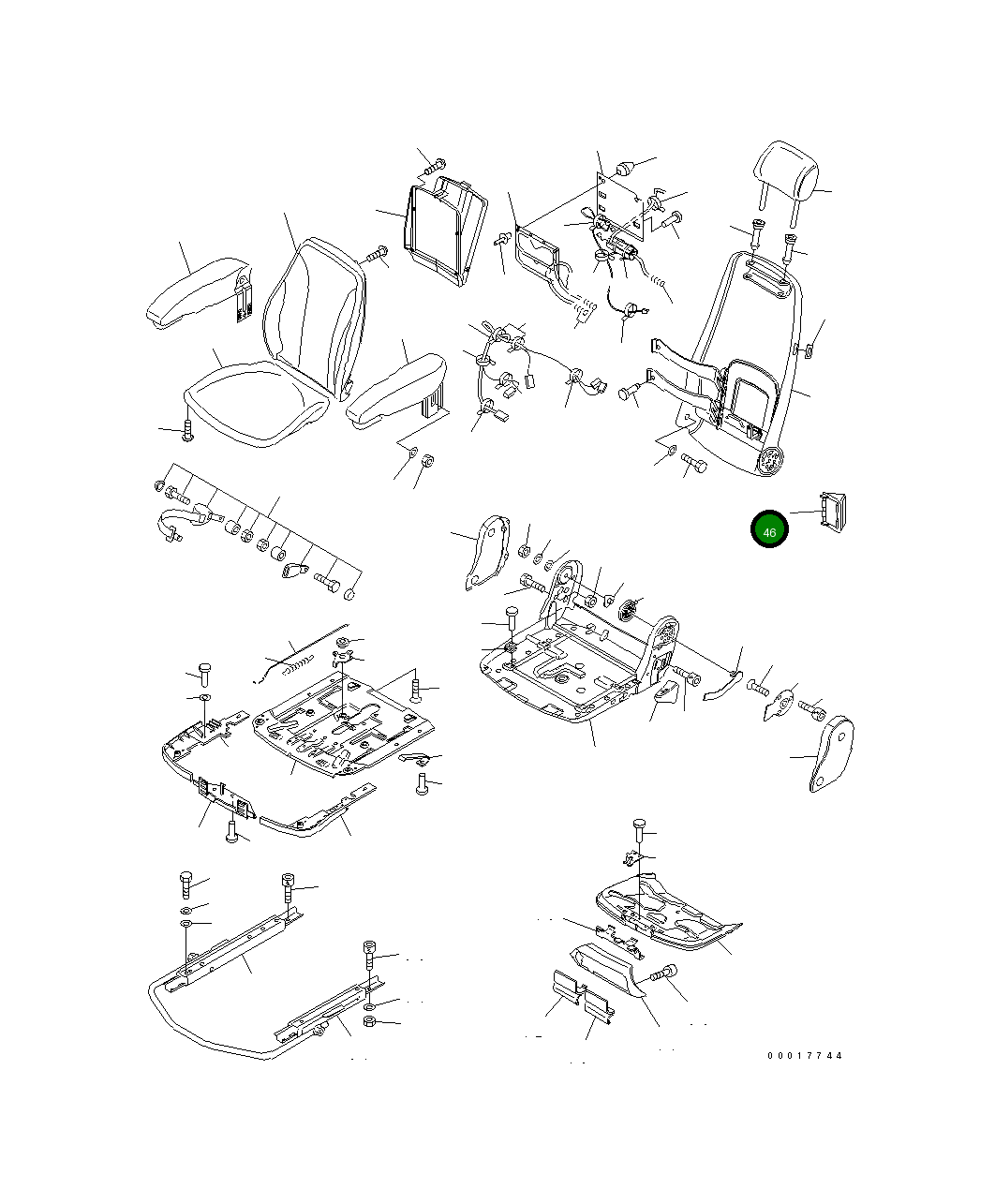 Крышка 20K-57-31880 Komatsu